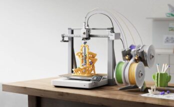 Official Bambu Lab A2L large-format desktop 3D printer product photo