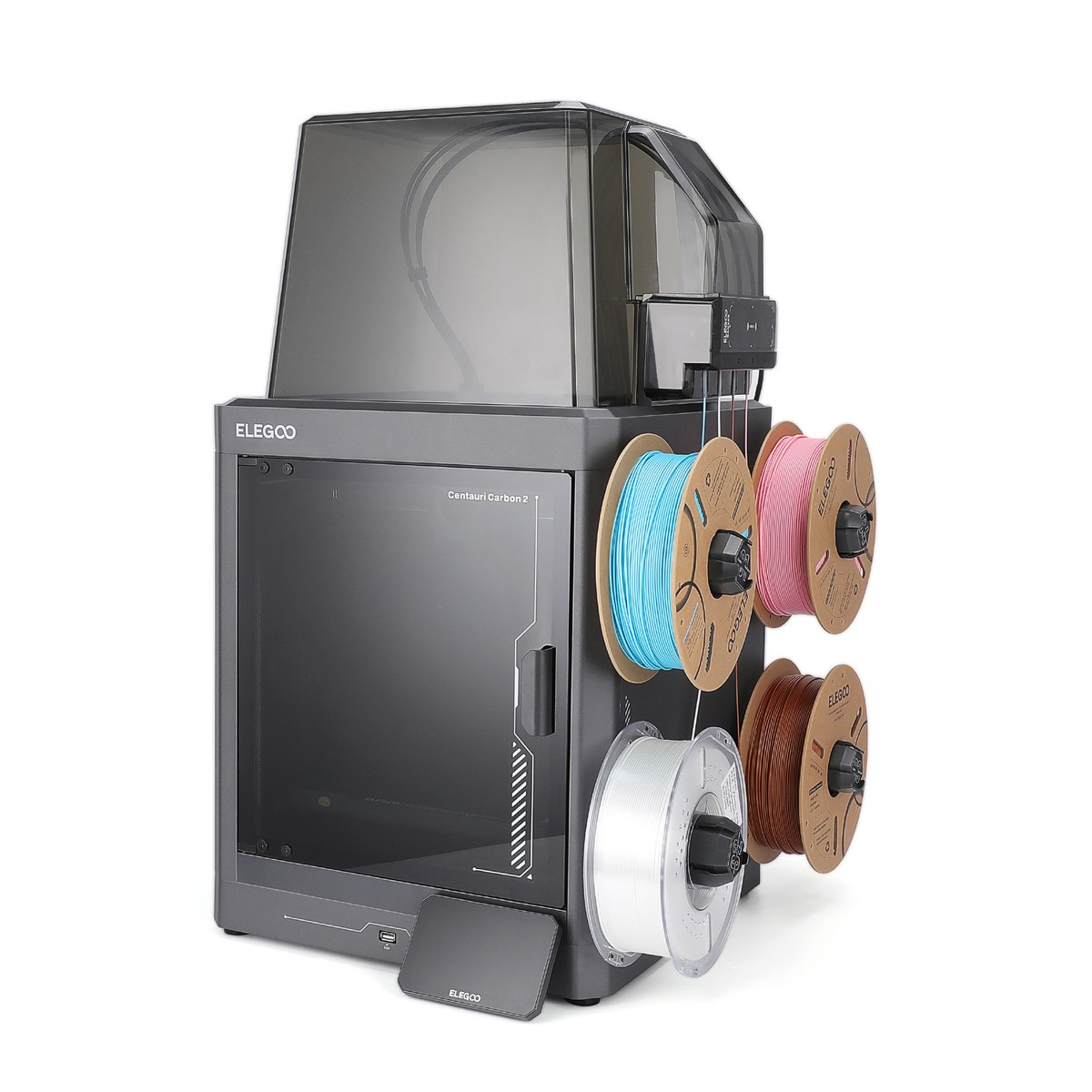 ELEGOO Centauri Carbon 2 printer front-right official product image.