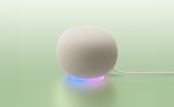 Google Home Speaker in porcelain finish from Google’s official launch imagery