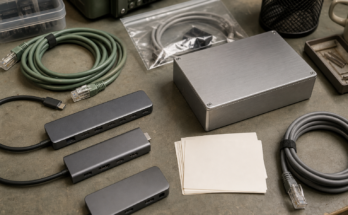 USB hubs, network cables, blank cards, and project hardware for AI coding toolchain migration planning