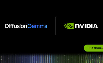 Official NVIDIA DiffusionGemma local AI graphic for RTX systems