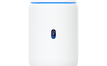 Official Ubiquiti UniFi Dream Router 7 product image used as a Wi-Fi 7 router example
