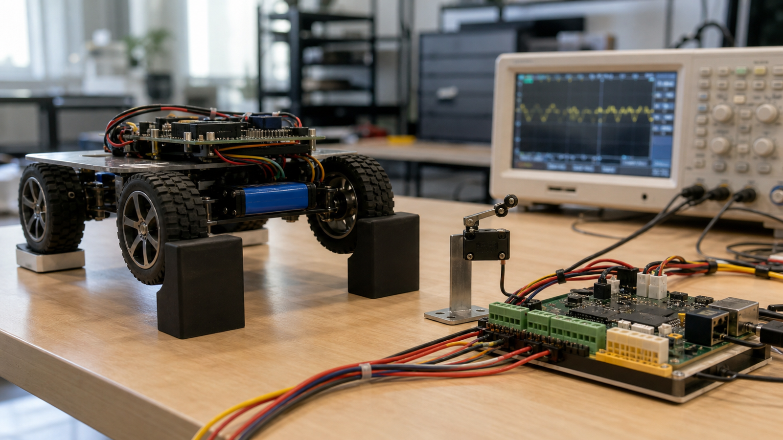 Testing robot inputs with the drivetrain safely raised makes false triggers easier to diagnose.