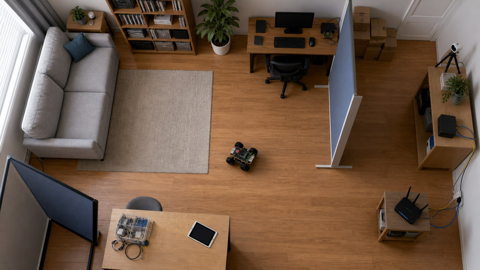 Wireless testing should account for placement, walls and competing devices.