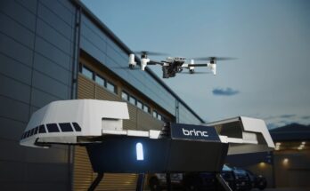 Official BRINC Responder drone product image used for public-safety drone coverage
