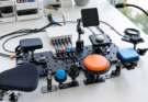 Accessible controller test bench with modular switches, mounts and unbranded input hub
