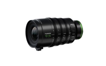 Official Fujifilm GF19-35mmT3.5 PZ OIS WR product image on white background
