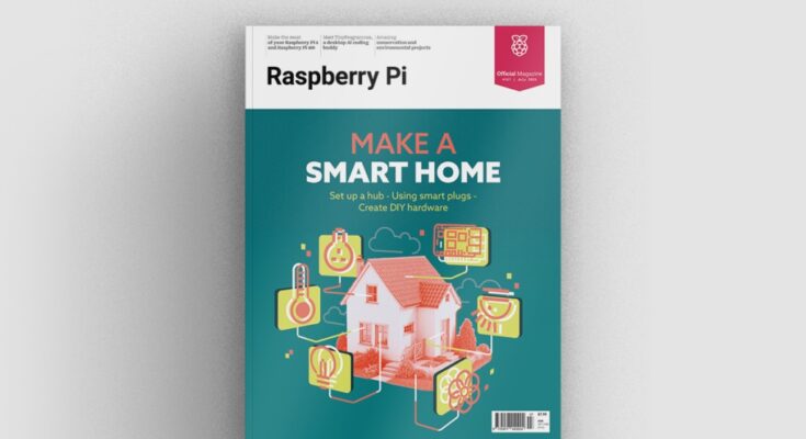 Official Raspberry Pi smart home magazine artwork showing a local-control smart home theme. Official Raspberry Pi smart home magazine artwork showing a local-control smart home theme.