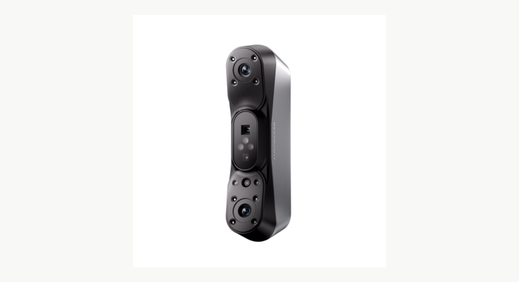 Official Revopoint POP 4 hybrid 3D scanner product image on neutral background