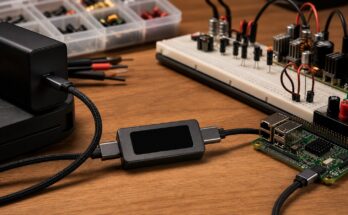 USB-C Power Delivery bench setup for a maker lab