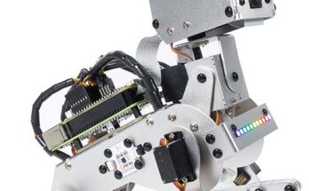 SunFounder PiDog Raspberry Pi robot dog kit shown in official product documentation