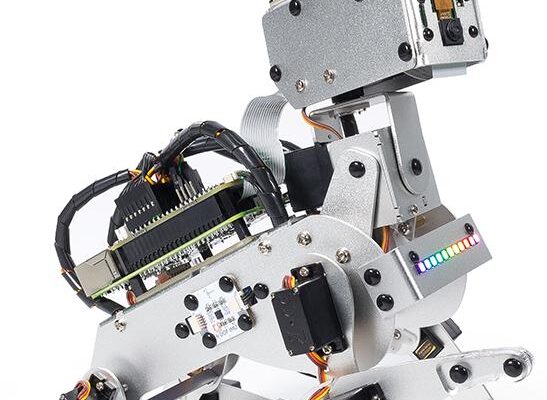 SunFounder PiDog Raspberry Pi robot dog kit shown in official product documentation