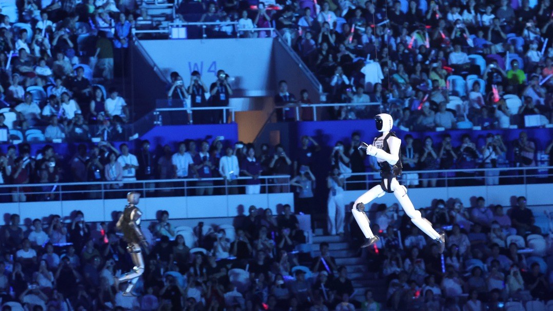 Humanoid robot event scene during the World Humanoid Robot Games