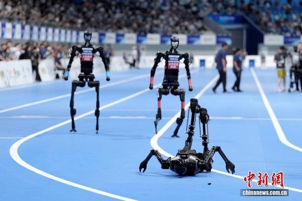 Humanoid robots and teams at a World Humanoid Robot Games venue