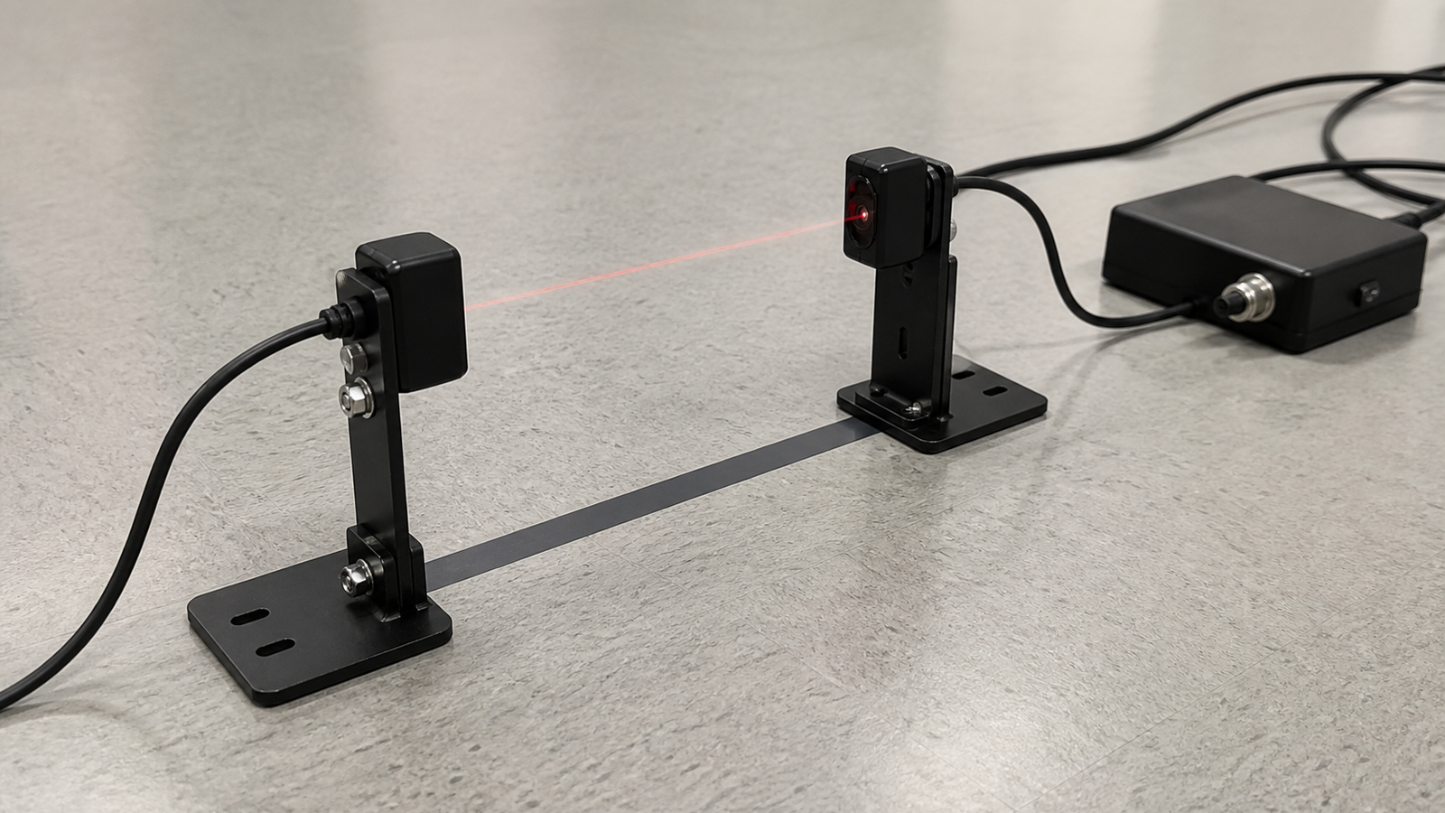 Photogate sensor alignment for a classroom sprint experiment