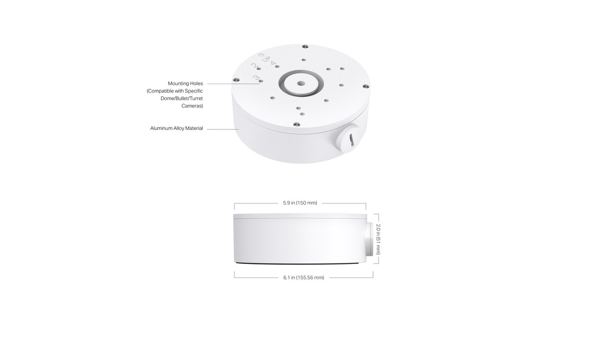 TP-Link VIGI junction box build features official image