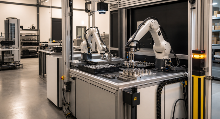 Industrial robot cell demand broadening beyond automotive Industrial robot cell demand broadening beyond automotive