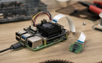 Raspberry Pi local AI test bench with accelerator board