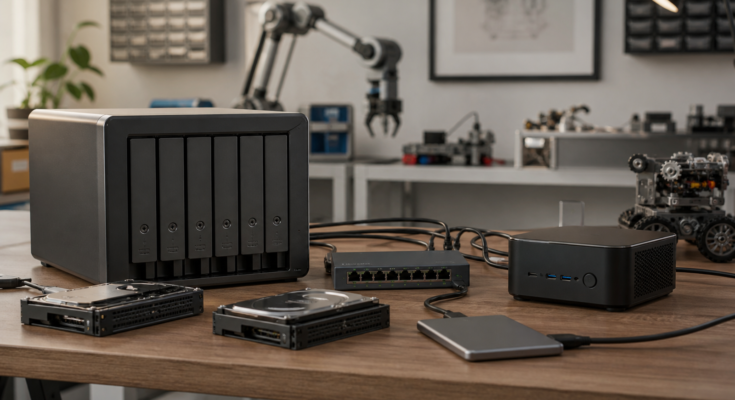 NAS appliance and mini PC backup server comparison for a lab