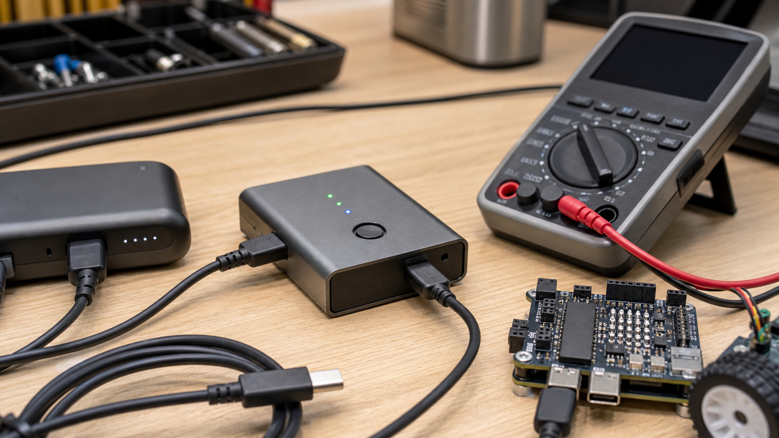USB-C Cable Tester or Multimeter? Maker Field Kits Need Both for Different Failures