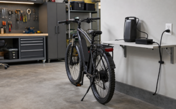 E-Bike Charging Belongs in the Garage Lab Plan, Not on a Random Outlet