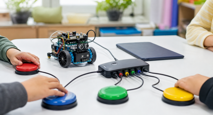 Adaptive Switch Inputs Can Make STEM Robotics More Inclusive Without Dumbing It Down Adaptive Switch Inputs Can Make STEM Robotics More Inclusive Without Dumbing It Down