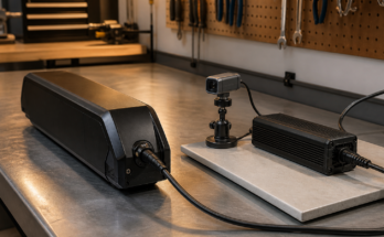 E-Bike Battery Charging in a Maker Garage Needs a Workbench Safety Plan, Not Just an Outlet