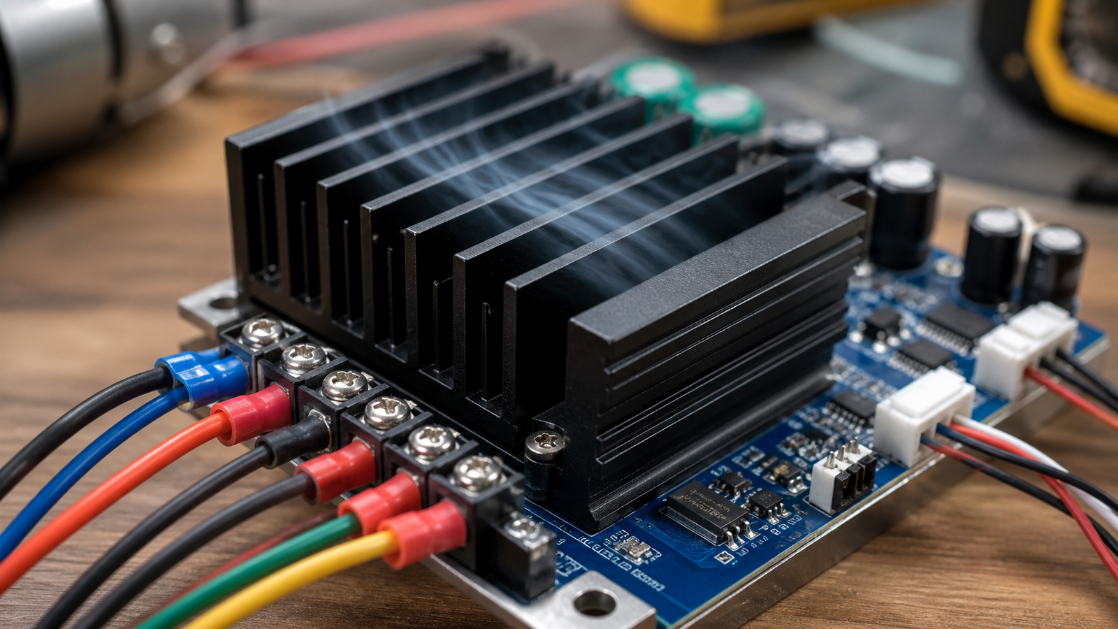 Robot Motor Driver Heat Problems Can Look Like Bad Code. Test Thermals First