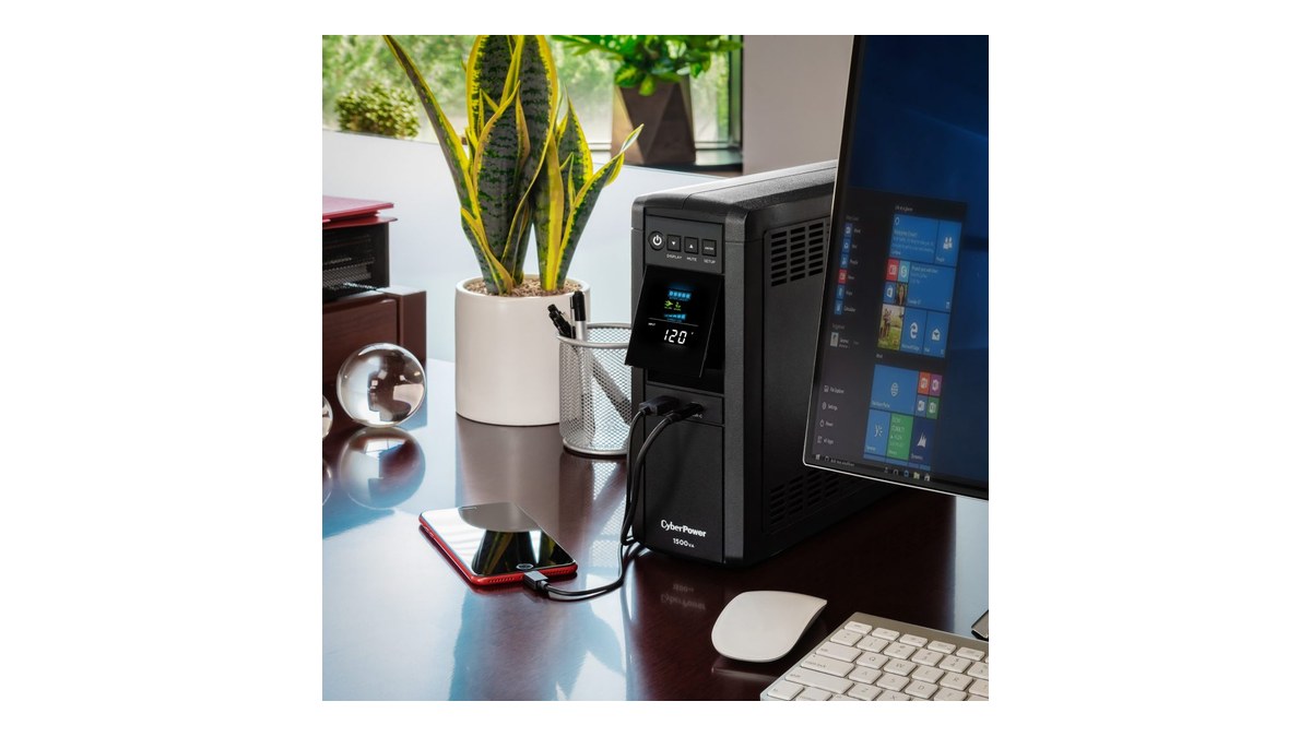 CyberPower UPS in-use official product photo