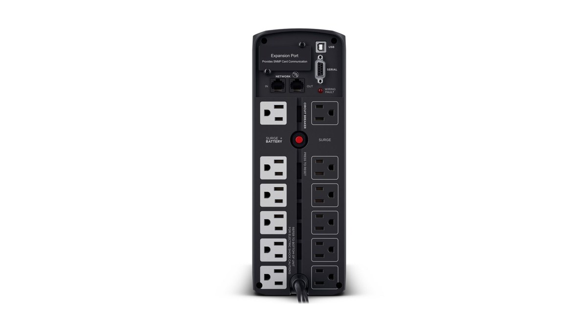 CyberPower UPS rear outlet official product photo
