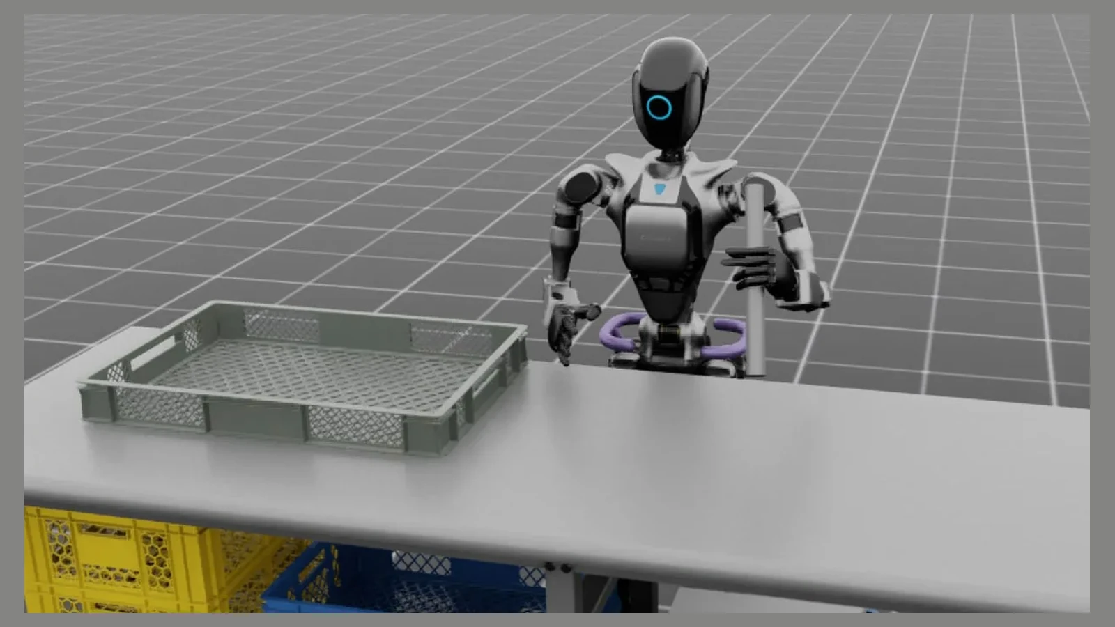 Official NVIDIA robot pick-and-place simulation scene