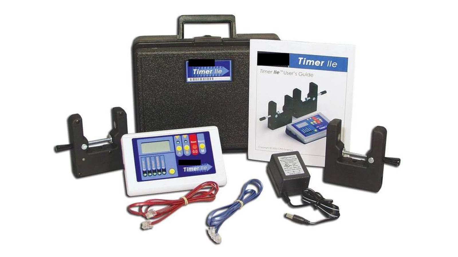 Educational timing kit with two optical photogates and controller