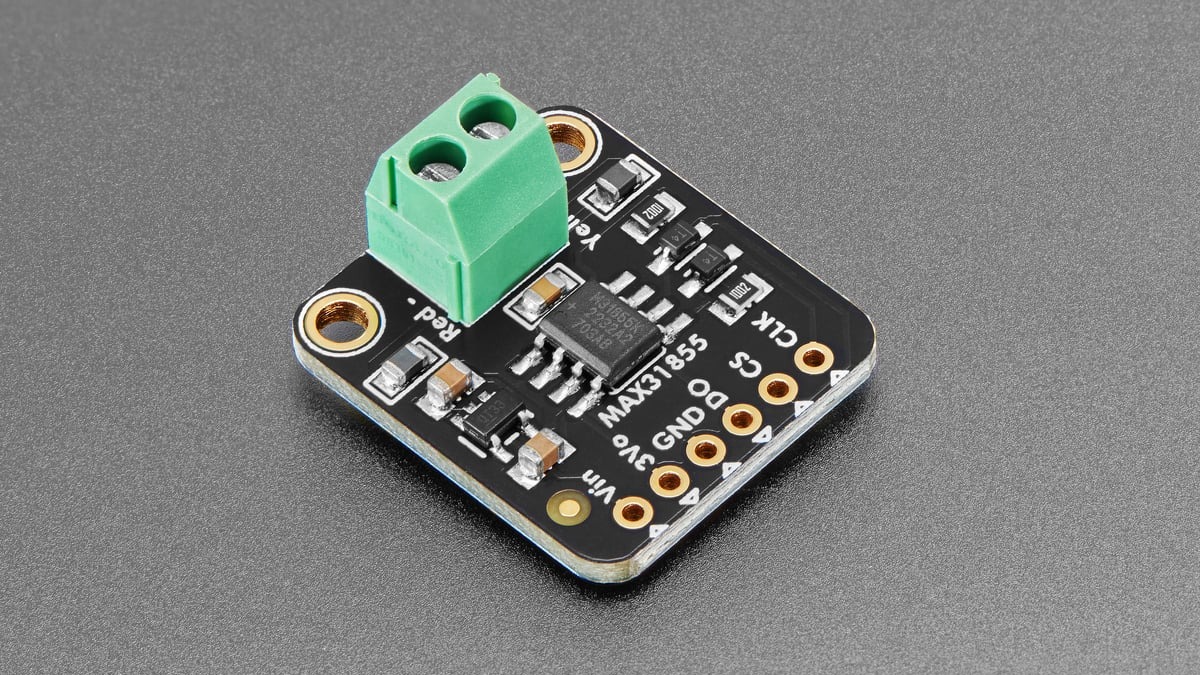 Adafruit MAX31855 thermocouple amplifier breakout with screw terminal