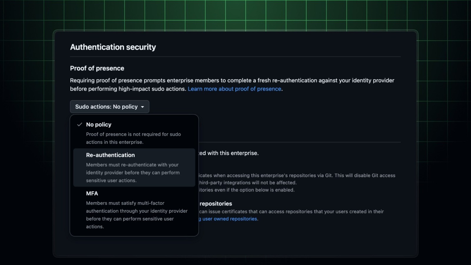 GitHub Adds Proof of Presence Before High-Impact Enterprise Actions GitHub Adds Proof of Presence Before High-Impact Enterprise Actions