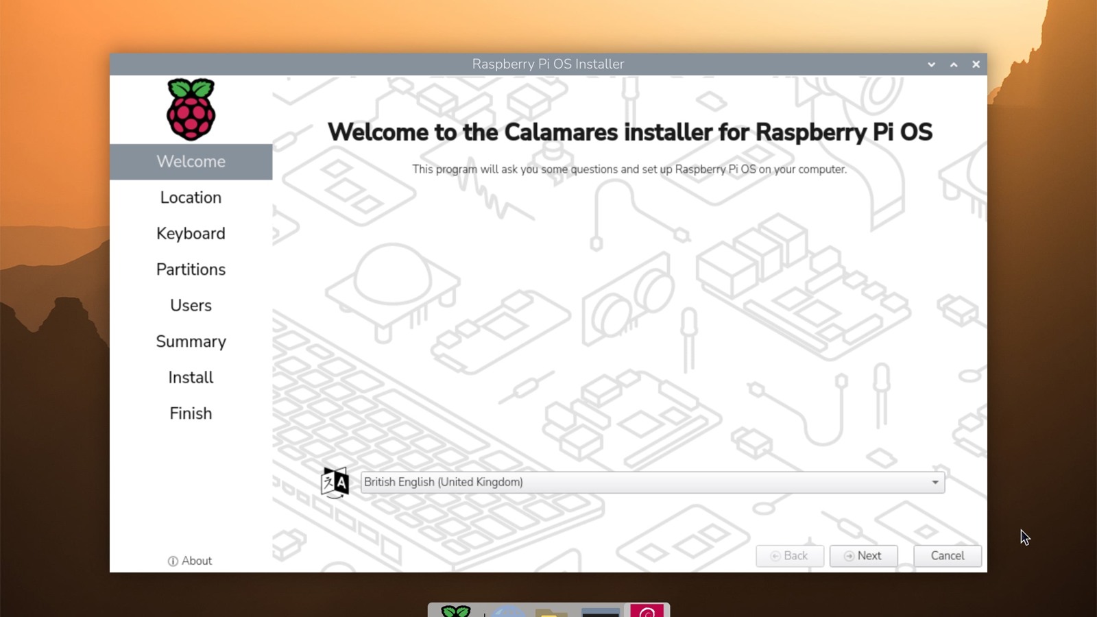 Raspberry Pi Desktop interface shown in the October 2026 release