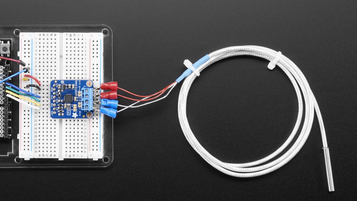Adafruit MAX31865 RTD PT100 or PT1000 amplifier breakout